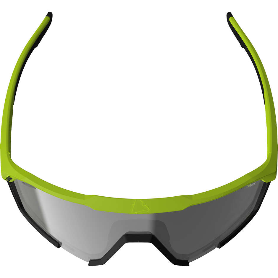 Lunettes Leatt SpeedViz Pro Iriz taille moyenne-grande jaune fluo (17 % argent)