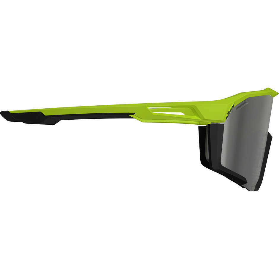 Lunettes Leatt SpeedViz Pro Iriz taille moyenne-grande jaune fluo (17 % argent)
