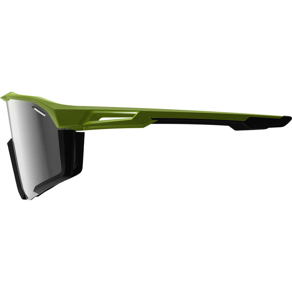 Lunettes Leatt SpeedViz Pro Iriz taille moyenne-grande jaune fluo (17 % argent)