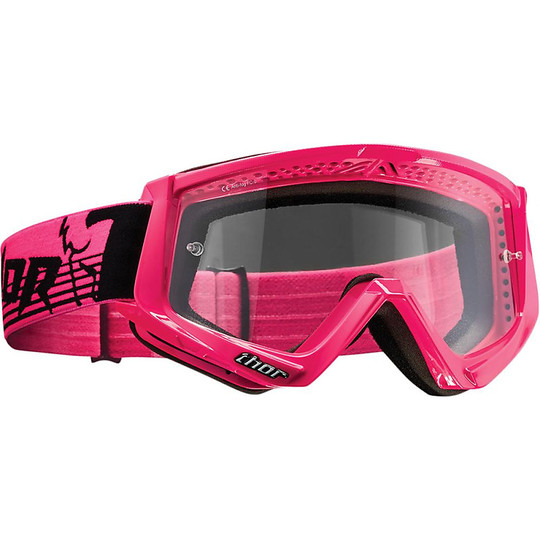 Lunettes Moto Cross Enduro Thor Conquer 2017 Pink Fluo Black