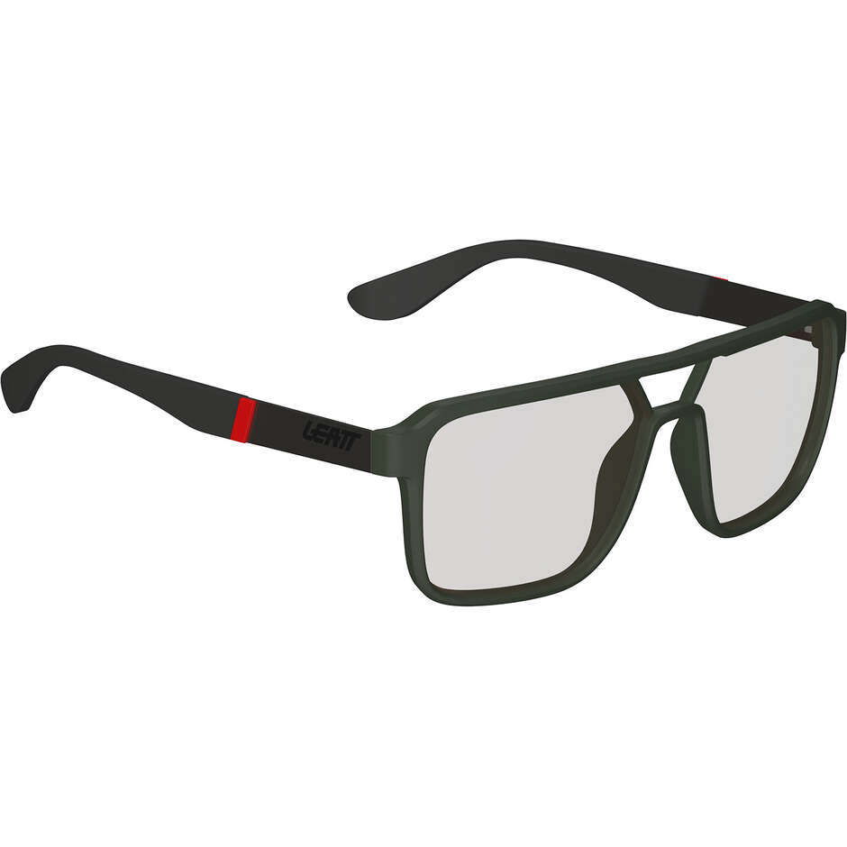 Lunettes polarisées Leatt TheViz Pyrenees, vert satiné (marron/argent 20 %)