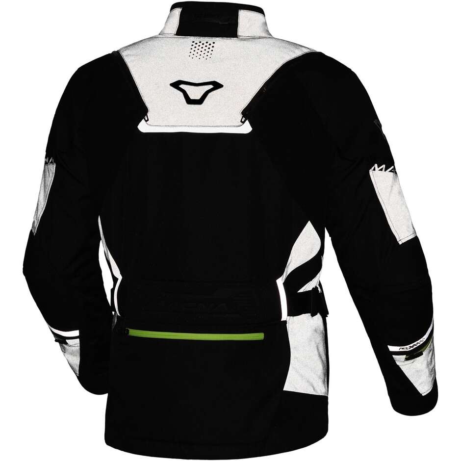 Macna Air Hybrid 2.0 Night Eye Motorradjacke Schwarz Night Eye