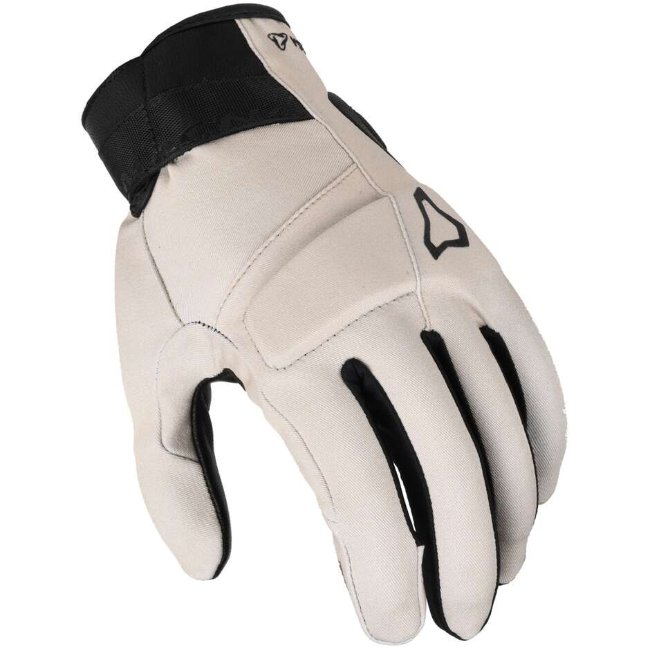 Macna Astrilla Damen Motorradhandschuhe Beige Schwarz
