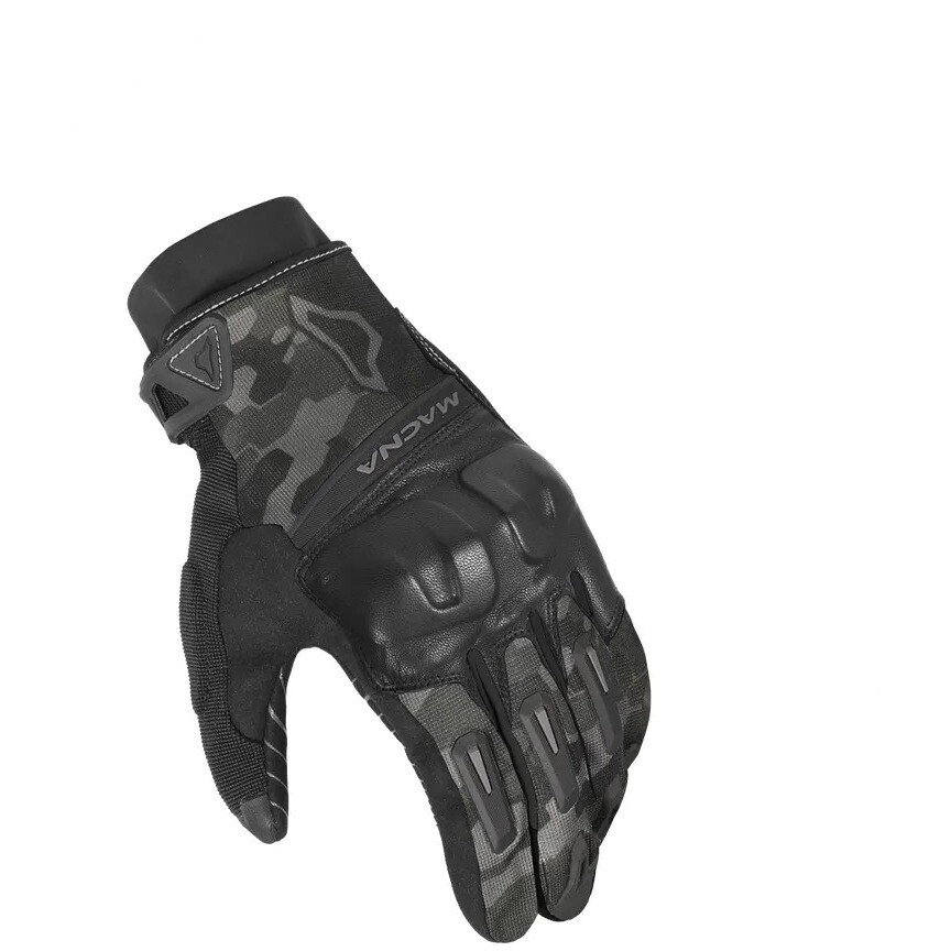 Macna Attila RTX Motorradhandschuhe Schwarz camo