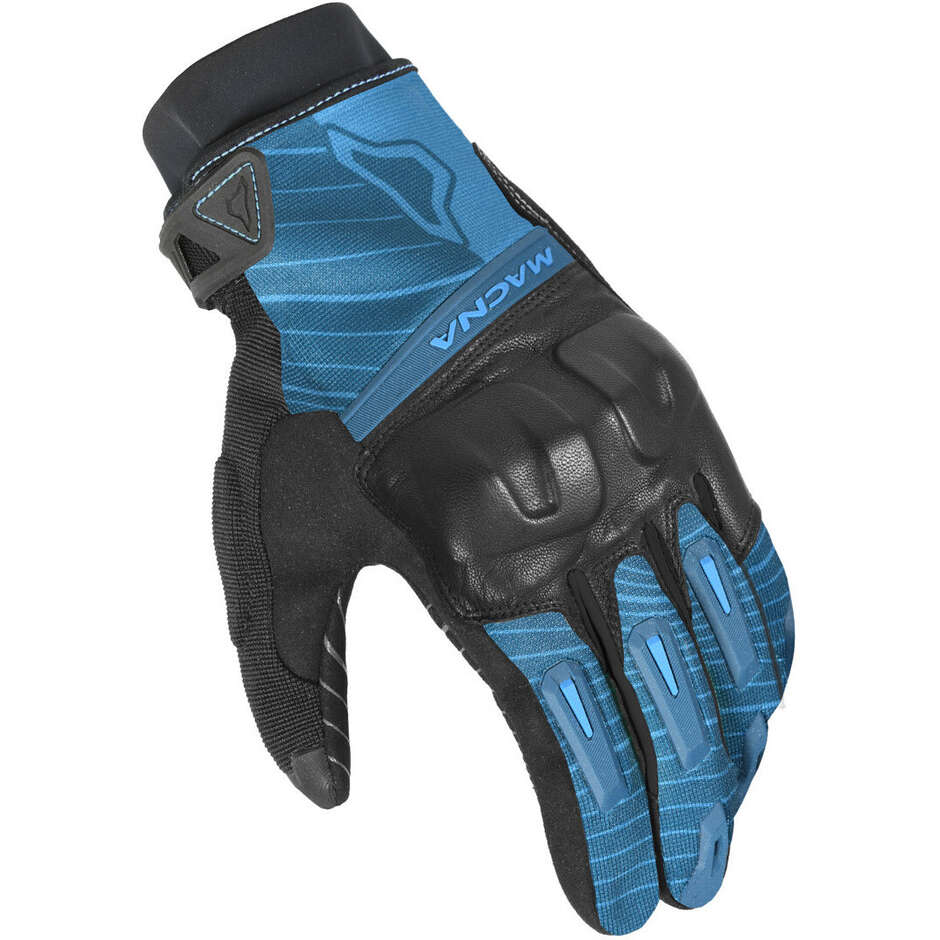 Macna Attila RTX Motorradhandschuhe Schwarz Marineblau