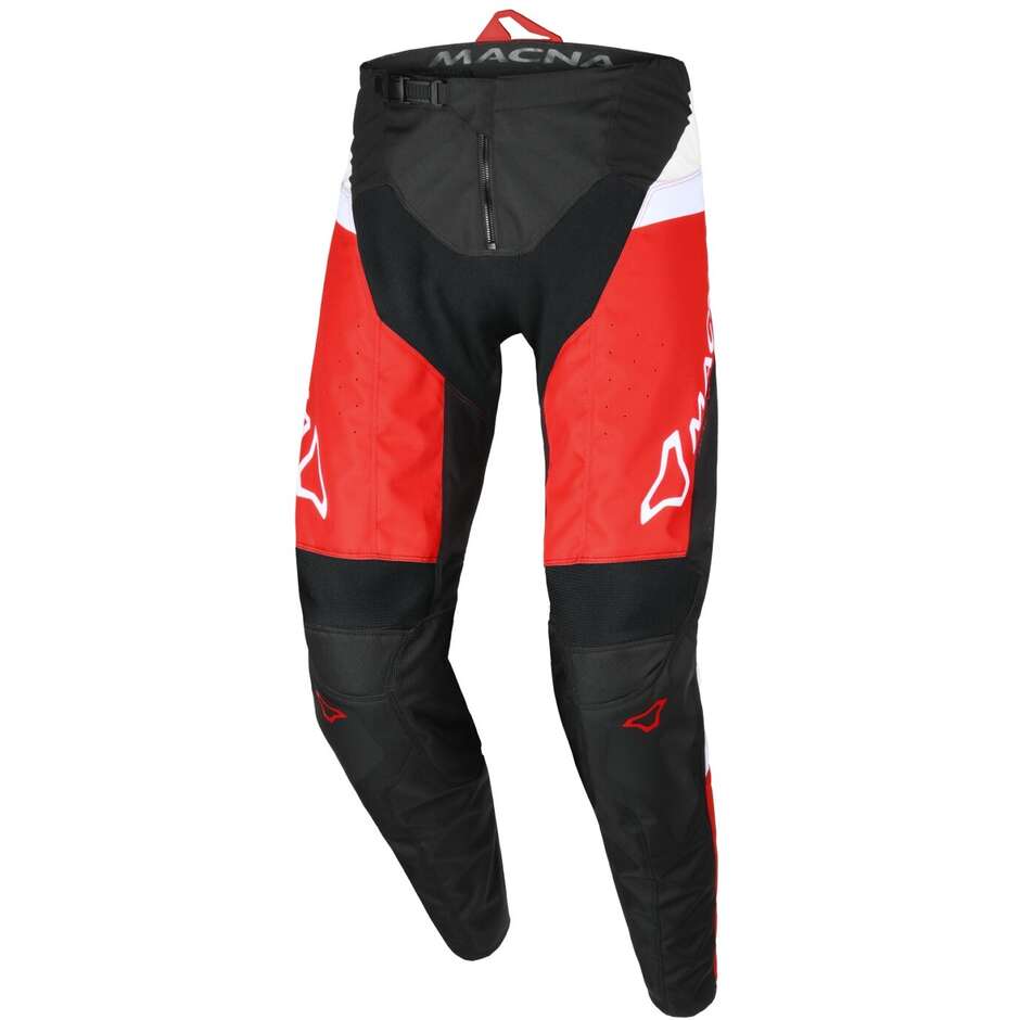 Macna Backyard-1 Motocross-Hose Schwarz Rot Grau