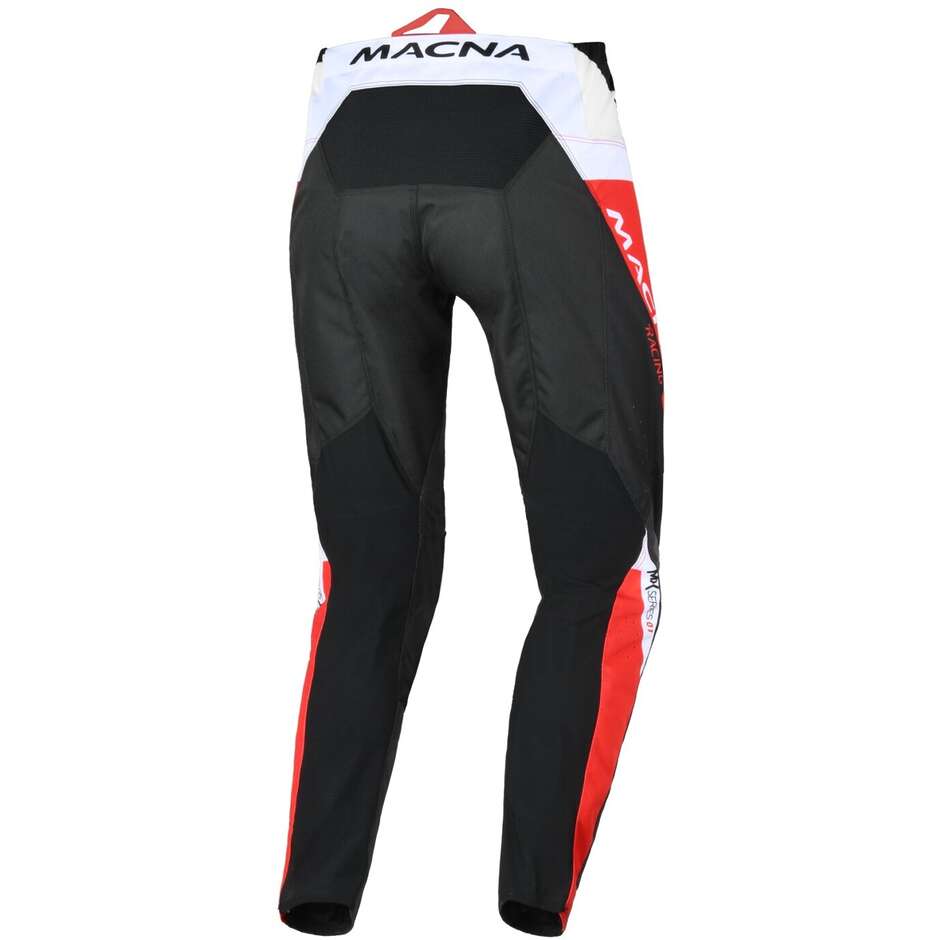 Macna Backyard-1 Motocross-Hose Schwarz Rot Grau