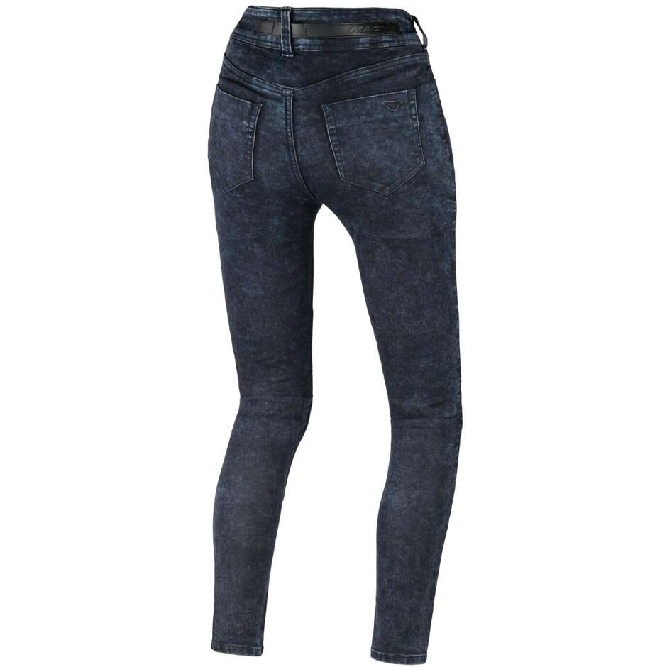 Macna Bernis Skinny Jean de moto pour femme Bleu #1 - Étiré