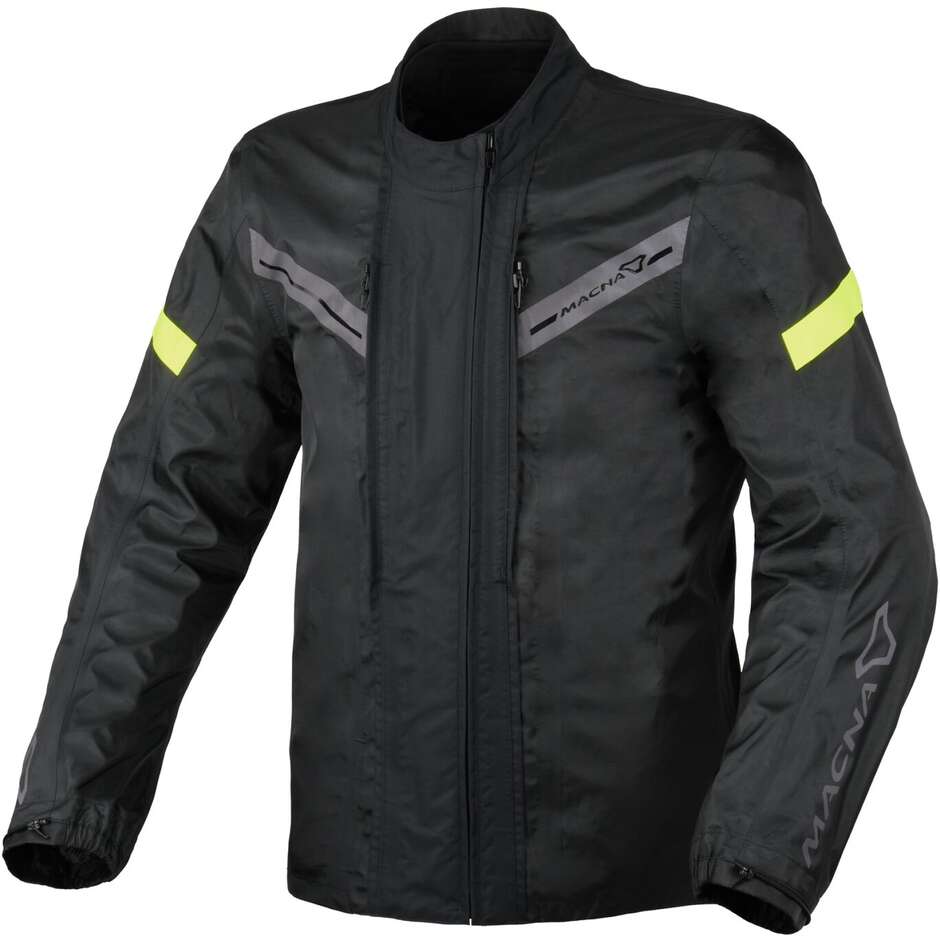 Macna Captane Black Red Touring Motorcycle Jacket