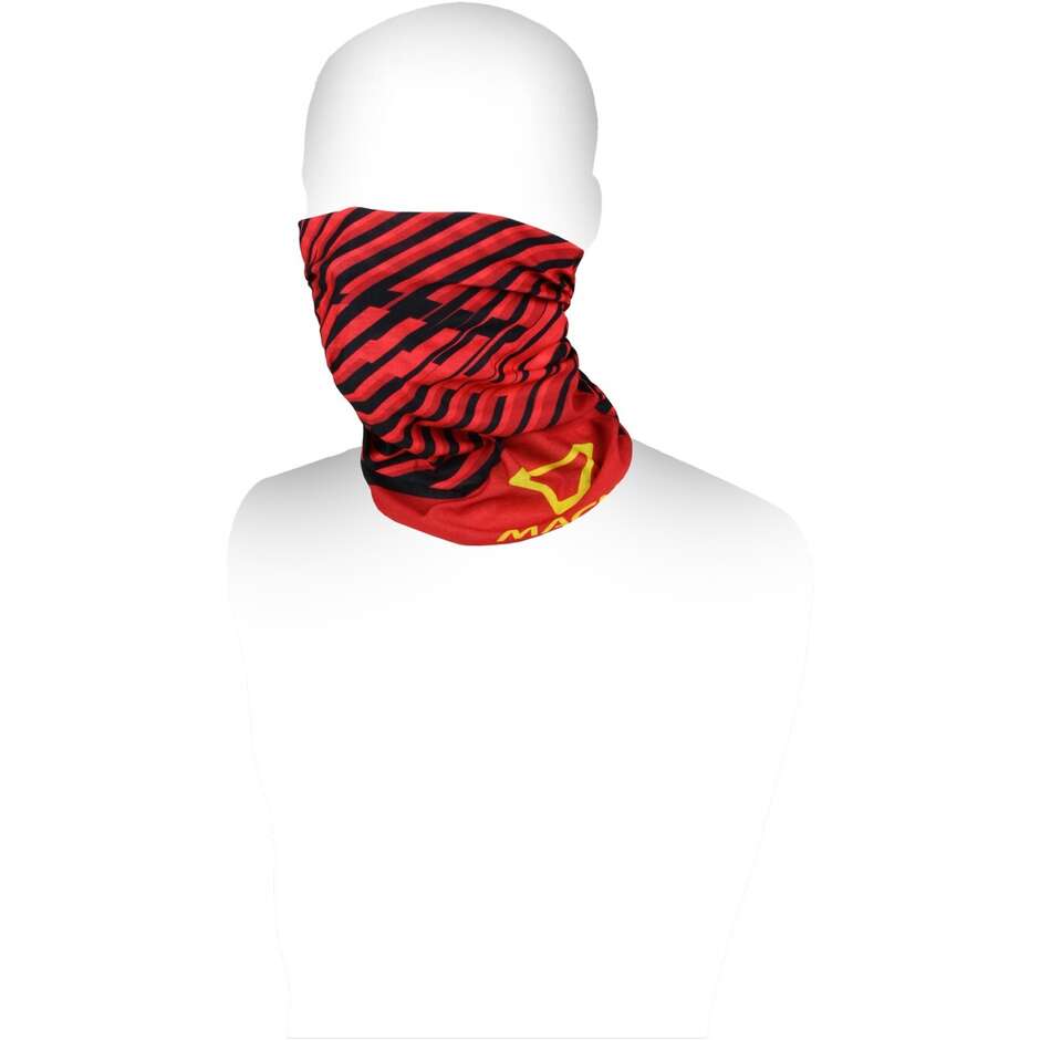 Macna Collar Logo Red Black