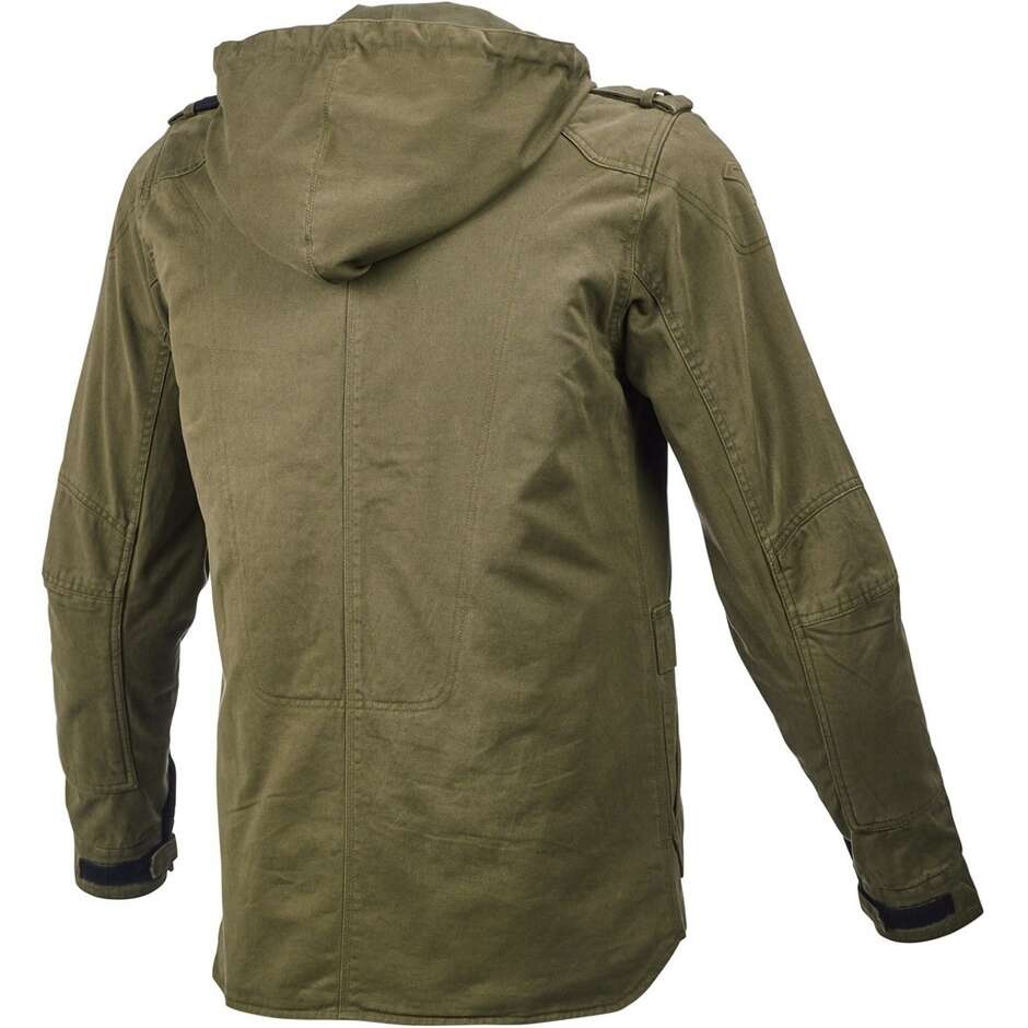 Macna Combat Grüne Motorradjacke