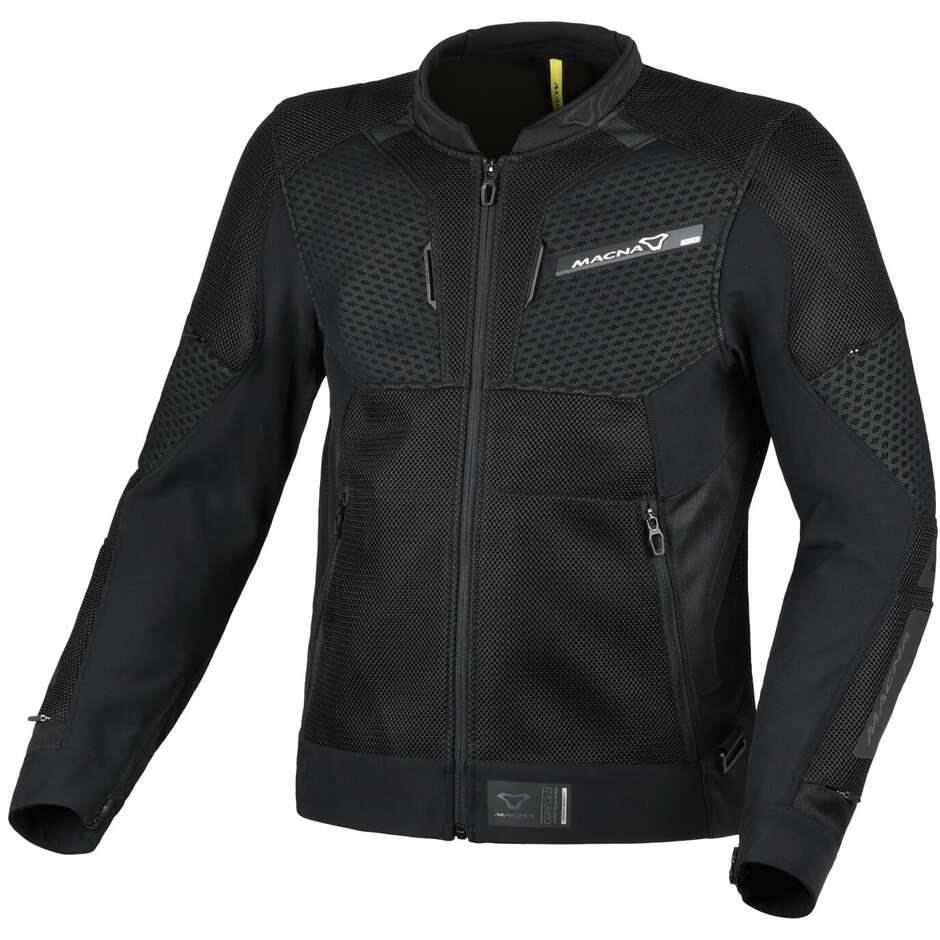 Macna Corvit Black Motorcycle Jacket