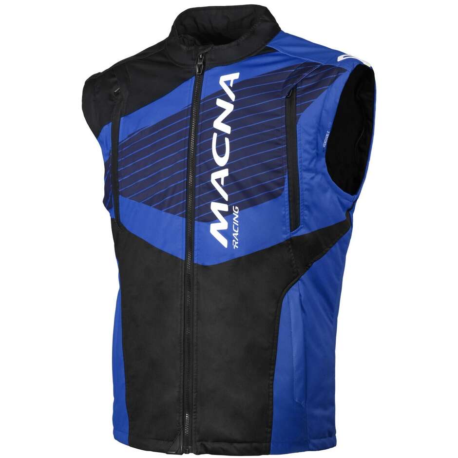 Macna Crest Off Road Motorradjacke Schwarz Blau