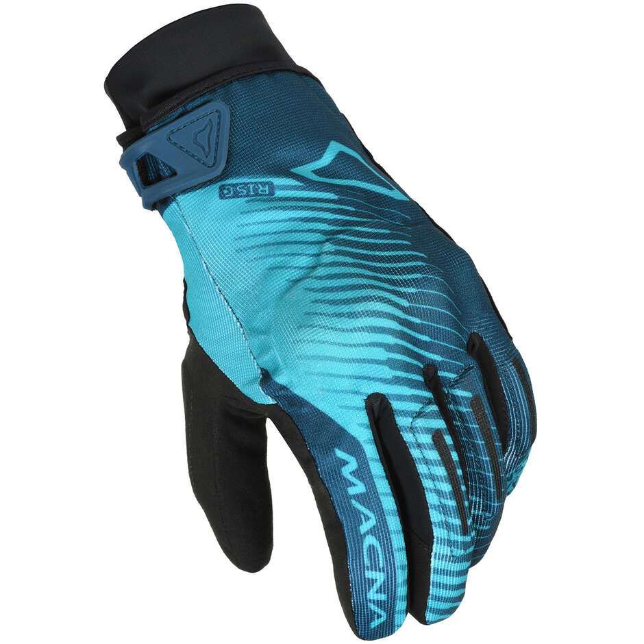 Macna Crew RTX Women's Motorcycle Gloves Black Blue Green