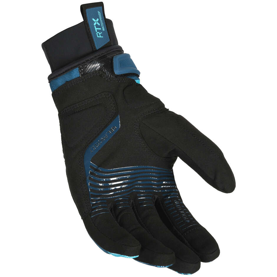 Macna Crew RTX Women's Motorcycle Gloves Black Blue Green