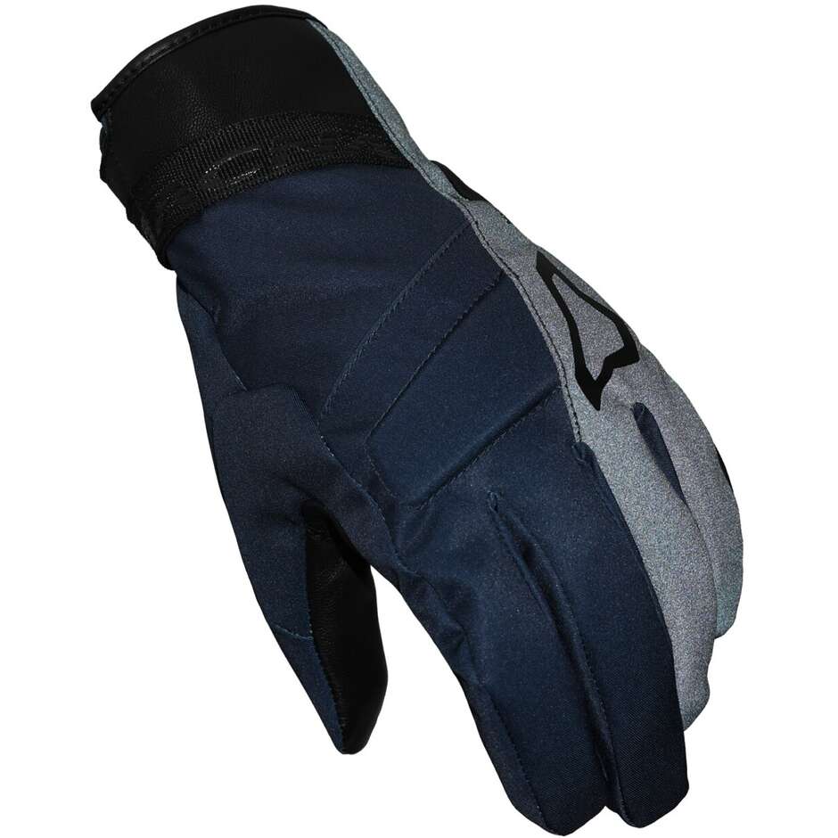 Macna Daunto RTX Dunkelblaue schwarze Motorradhandschuhe