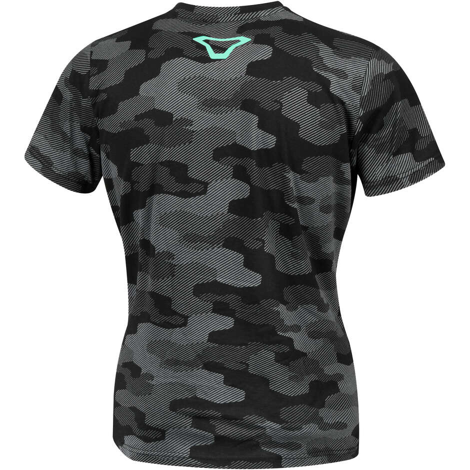 Macna Dazzle Logo 2.0 Women's T-Shirt Black Grey Mint Green