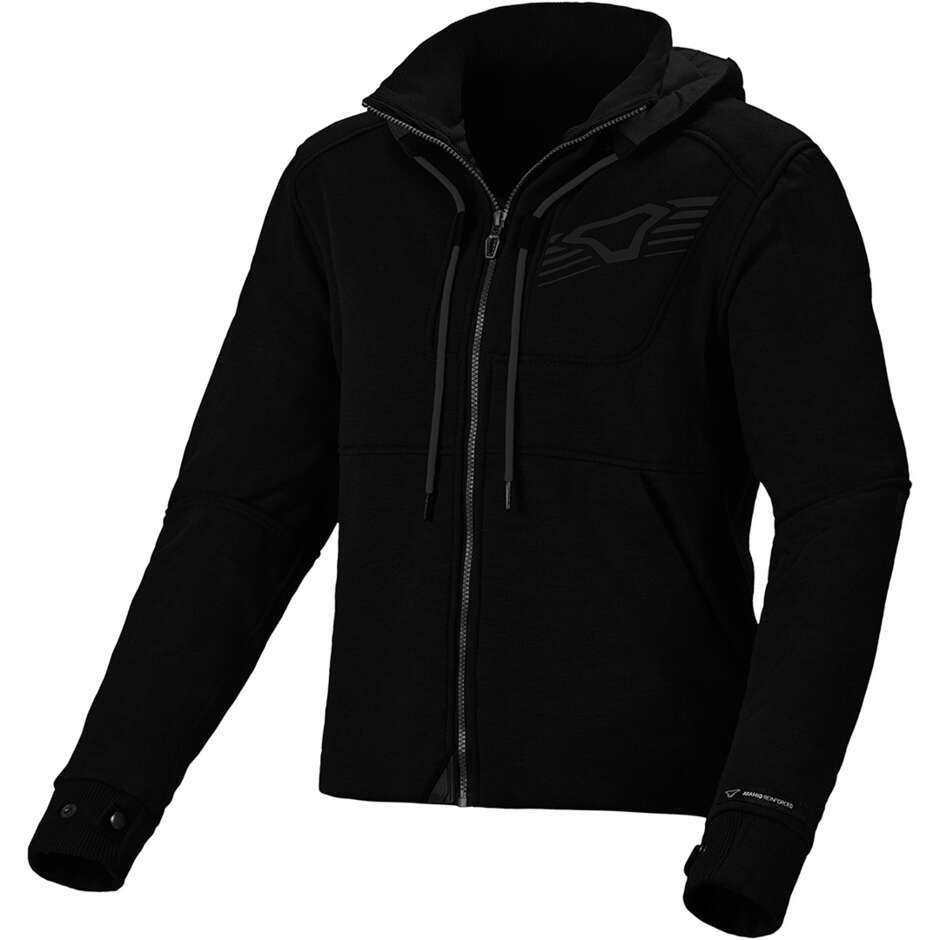 Macna District Women's Motorcycle Hoodie Black