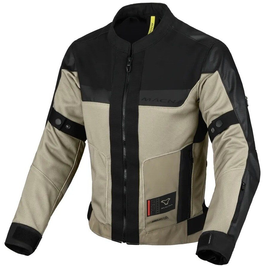 Macna Empire 2.0 Women's Motorcycle Jacket Taupe Black