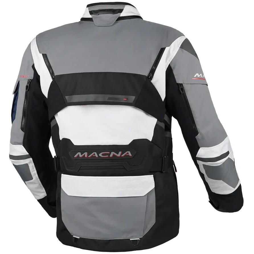 Macna Flexodus Motorradjacke Grau/Schwarz