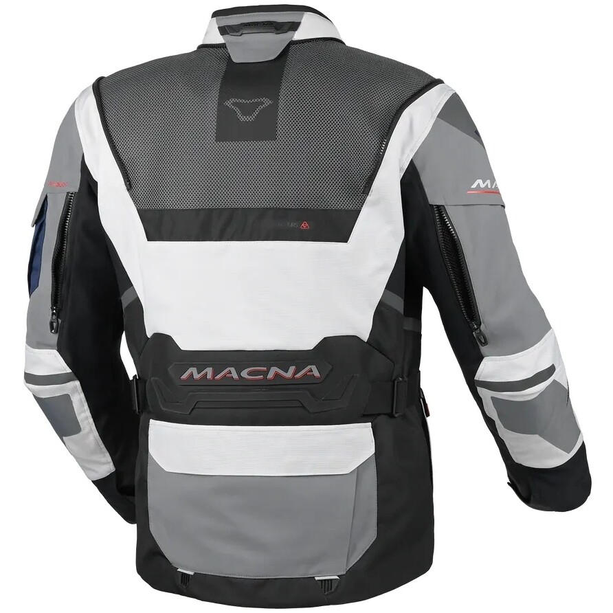 Macna Flexodus Motorradjacke Grau/Schwarz