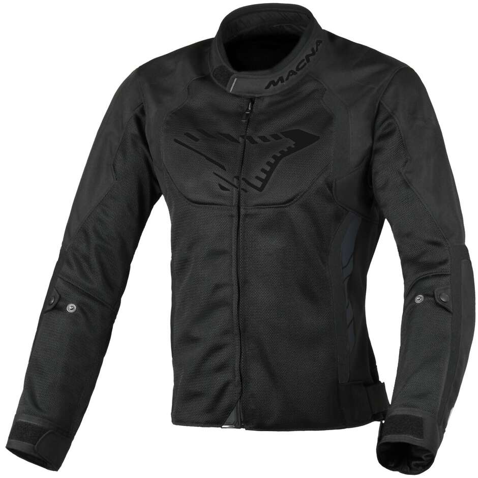 Macna Grisca Veste de moto Softshell pour femme Noir