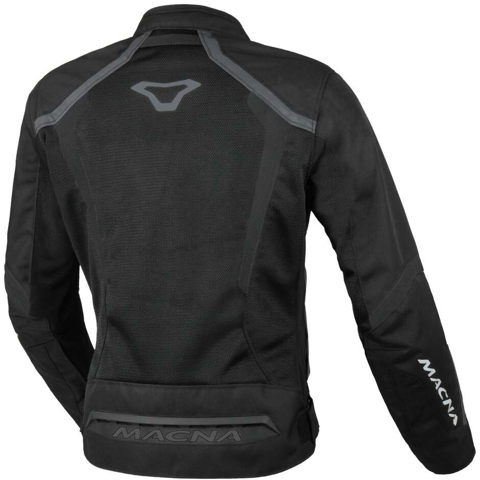 Macna Grisca Veste de moto Softshell pour femme Noir