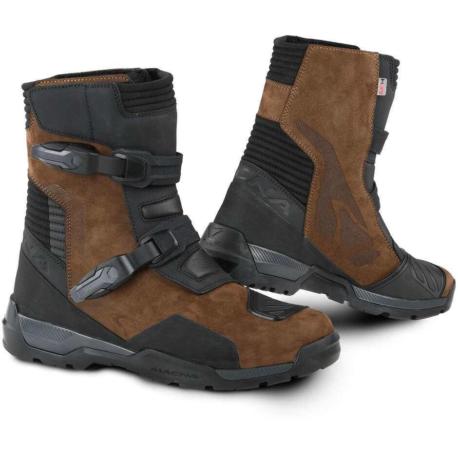 Macna Ivarlast Low HDry Brown/Black Motorcycle Boots