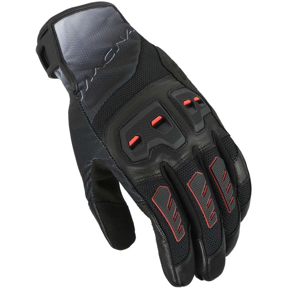 Macna Jugo 2.0 Motorcycle Gloves Black Red