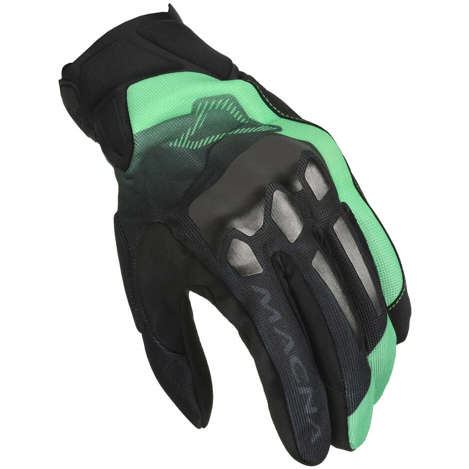 Macna Mana Motorcycle Gloves Black Green