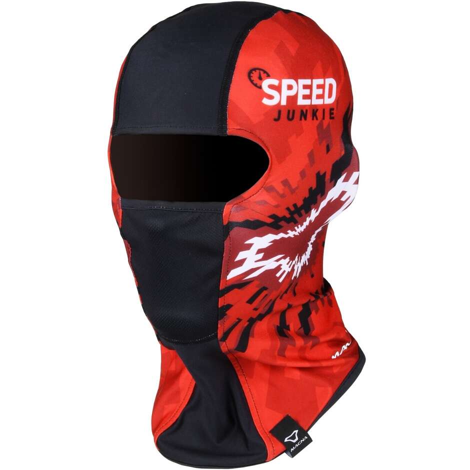 Macna Mane Dark Grey Red Balaclava