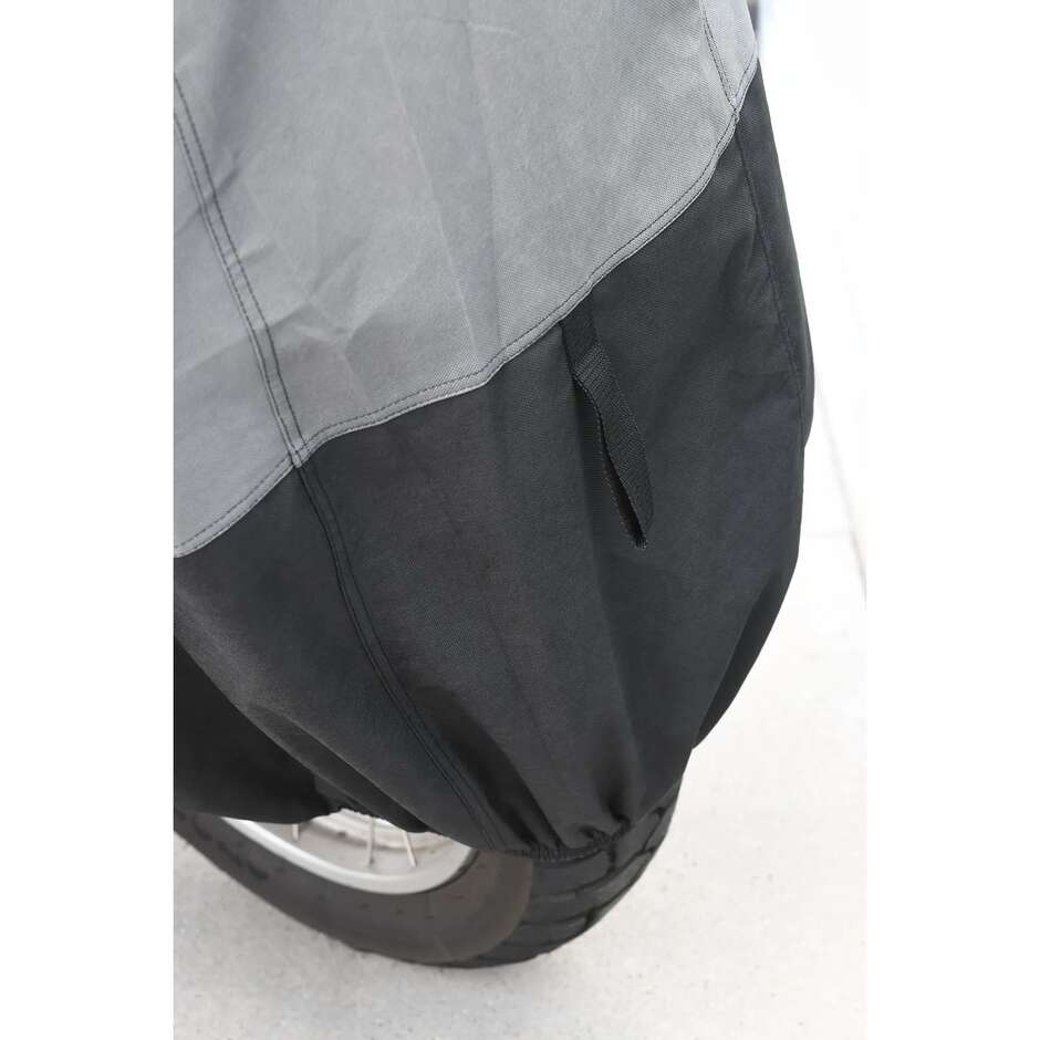Macna Moto Mantle Motorradabdeckung für den Innenbereich, Grau/Schwarz