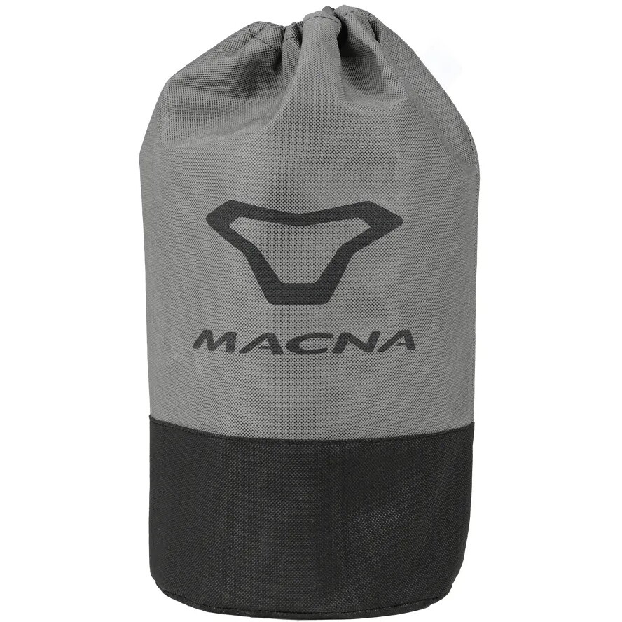 Macna Moto Mantle Motorradabdeckung für den Innenbereich, Grau/Schwarz