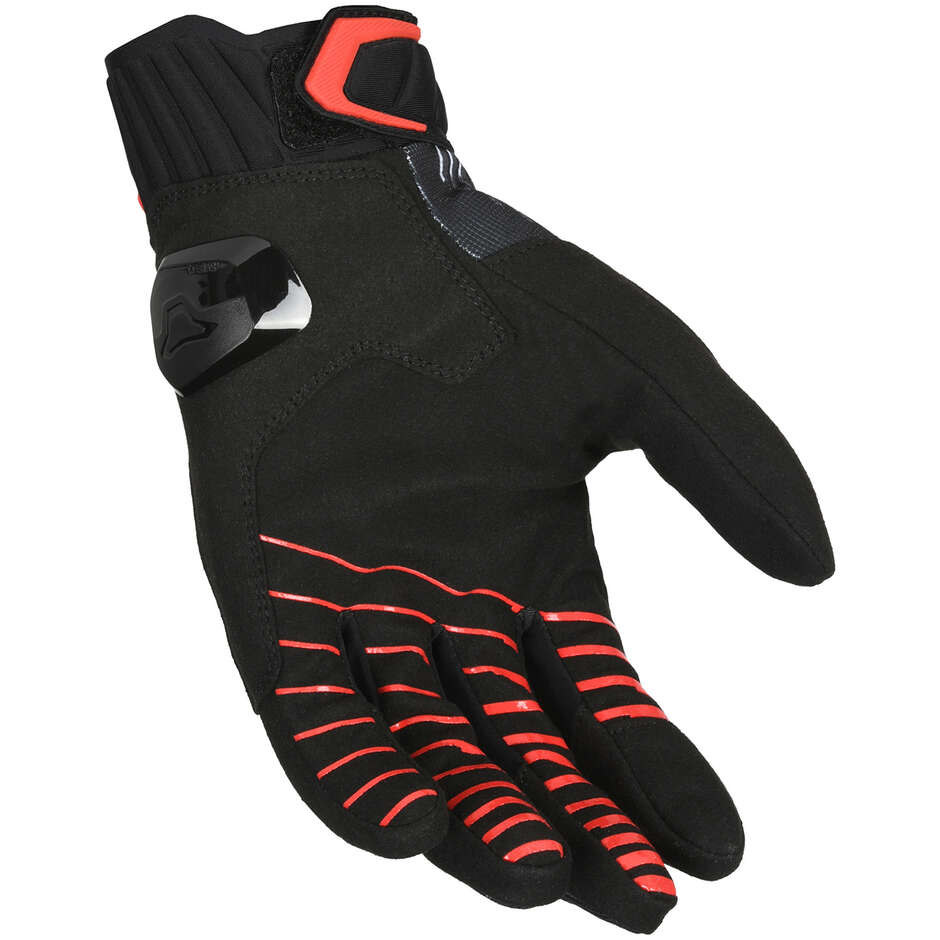 Macna Octar 2.0 Motorcycle Gloves Black Red White