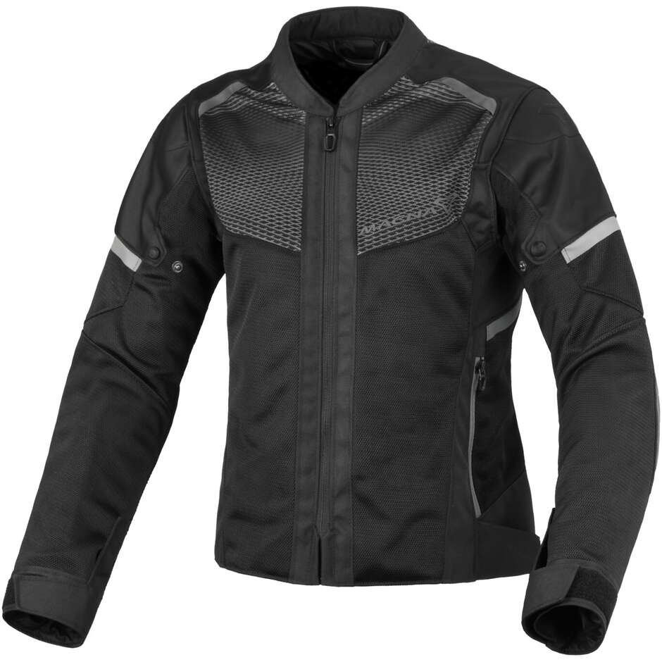 Macna Orcano 2.0 Damen Motorradjacke Schwarz