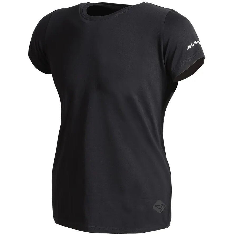 Macna Plain T Damen T-Shirt Schwarz