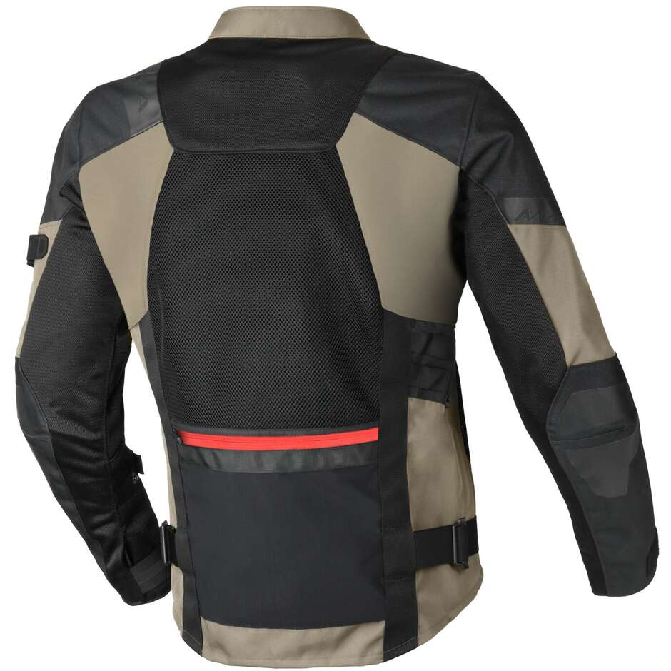 Macna Raddic Motorcycle Jacket Black Taupe