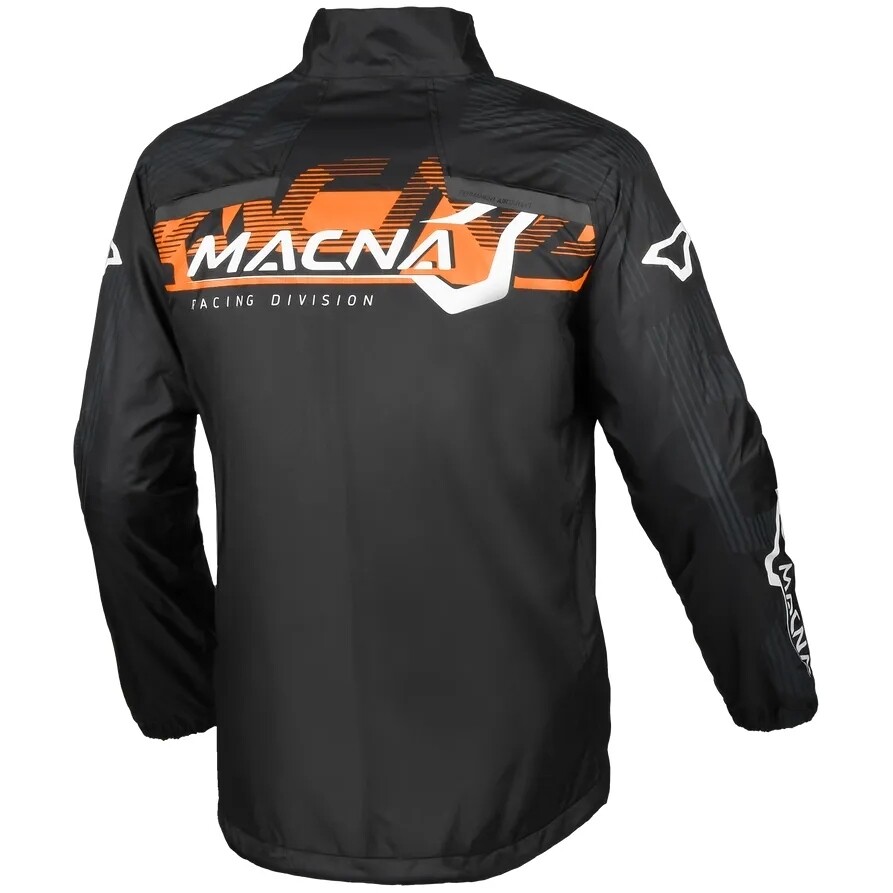 Macna Rain Jacket, Rainossi Black / Orange