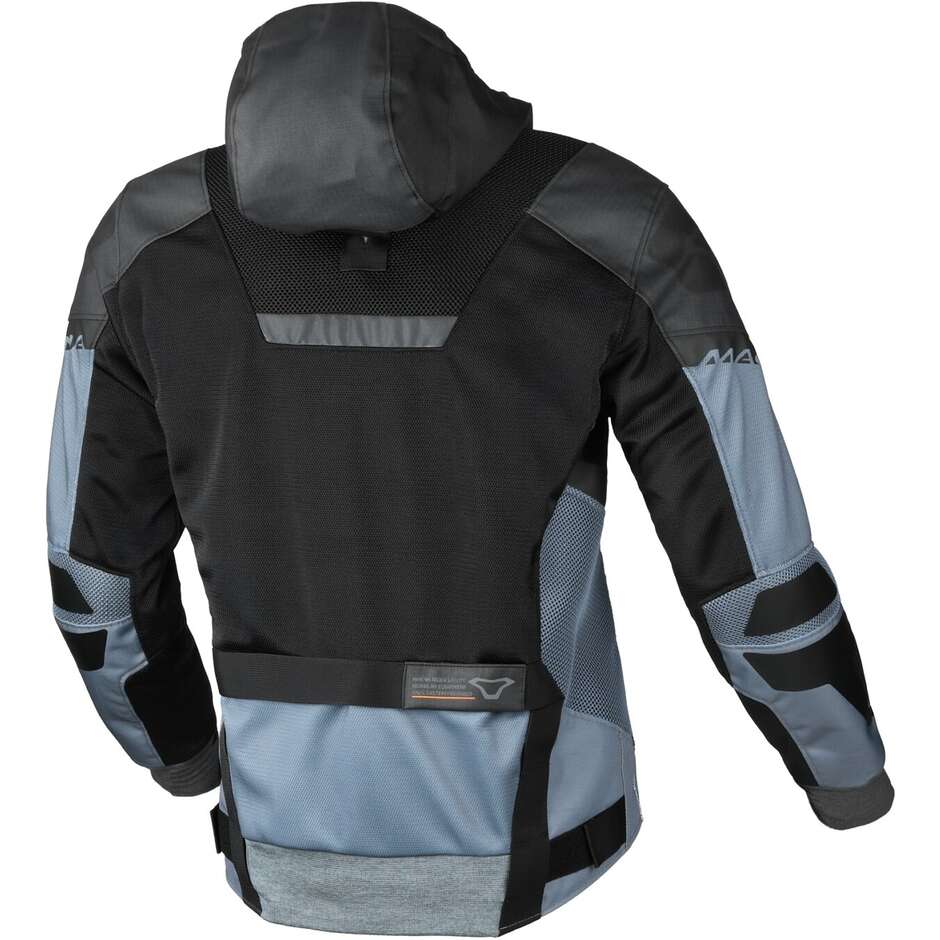 Macna Rebelite Motorcycle Jacket Black Grey