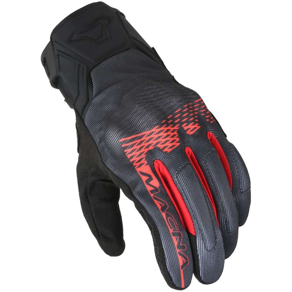 Macna Recon 2.0 Motorcycle Gloves Black Red