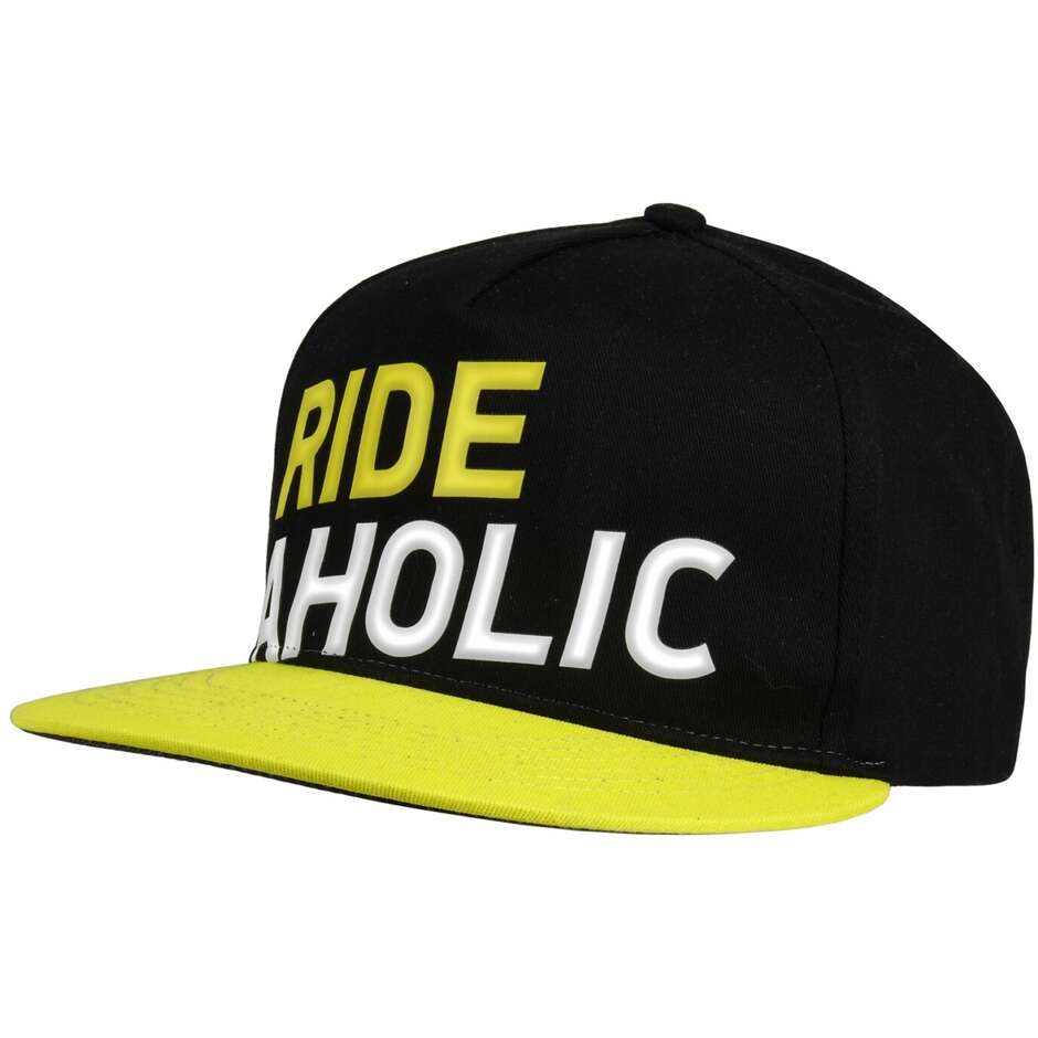 Macna Ride Aholic Snapback Cap Black Yellow