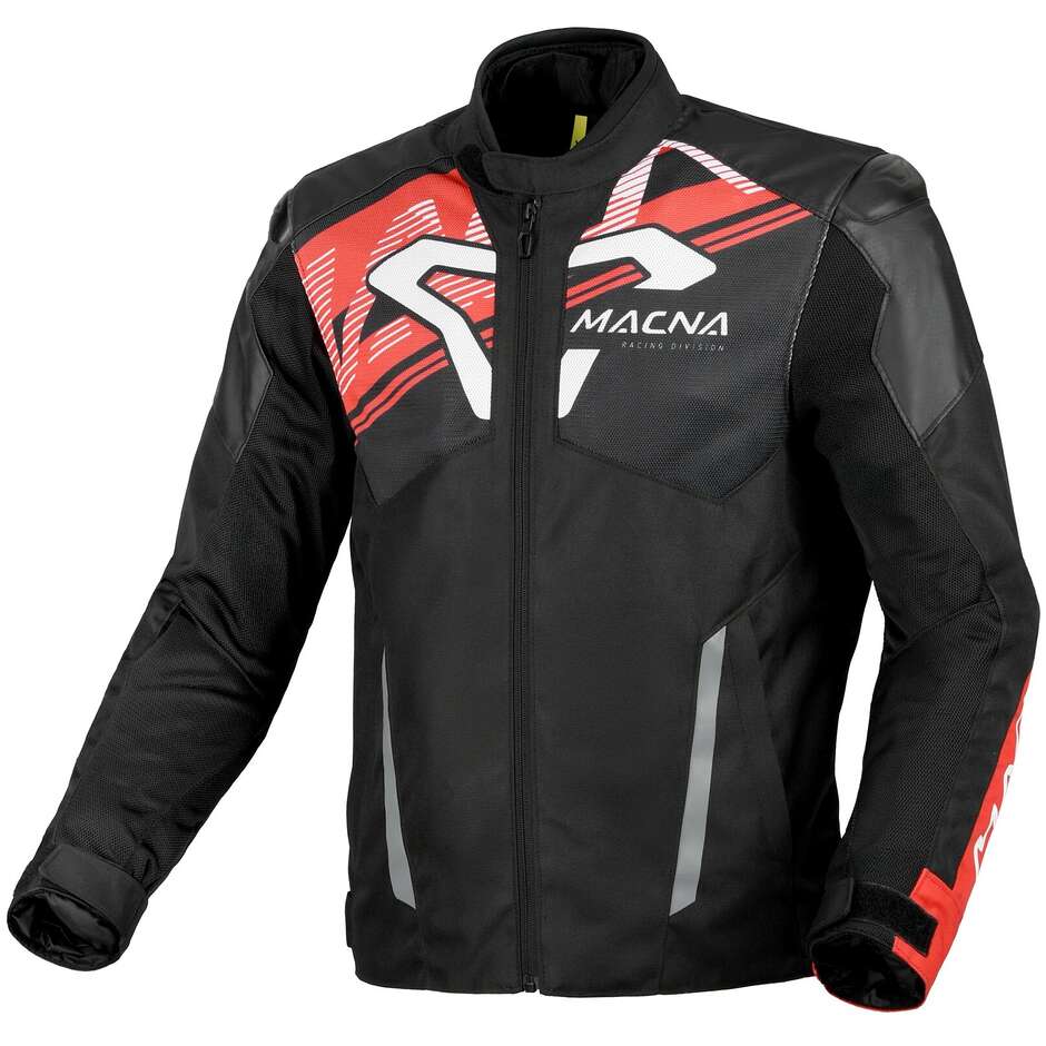 Macna Sevent Motorcycle Jacket Black / Red