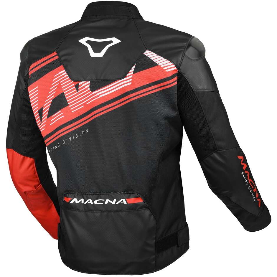 Macna Sevent Motorcycle Jacket Black / Red
