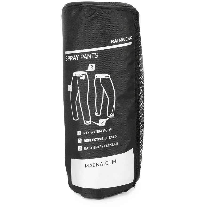 Macna Spray Regenhose Schwarz