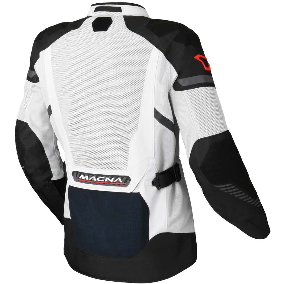 Macna Synchrone Light Motorradjacke Grau Schwarz Blau