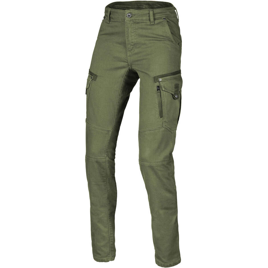 Macna Takar Grüne Damen-Motorradjeans – Standard