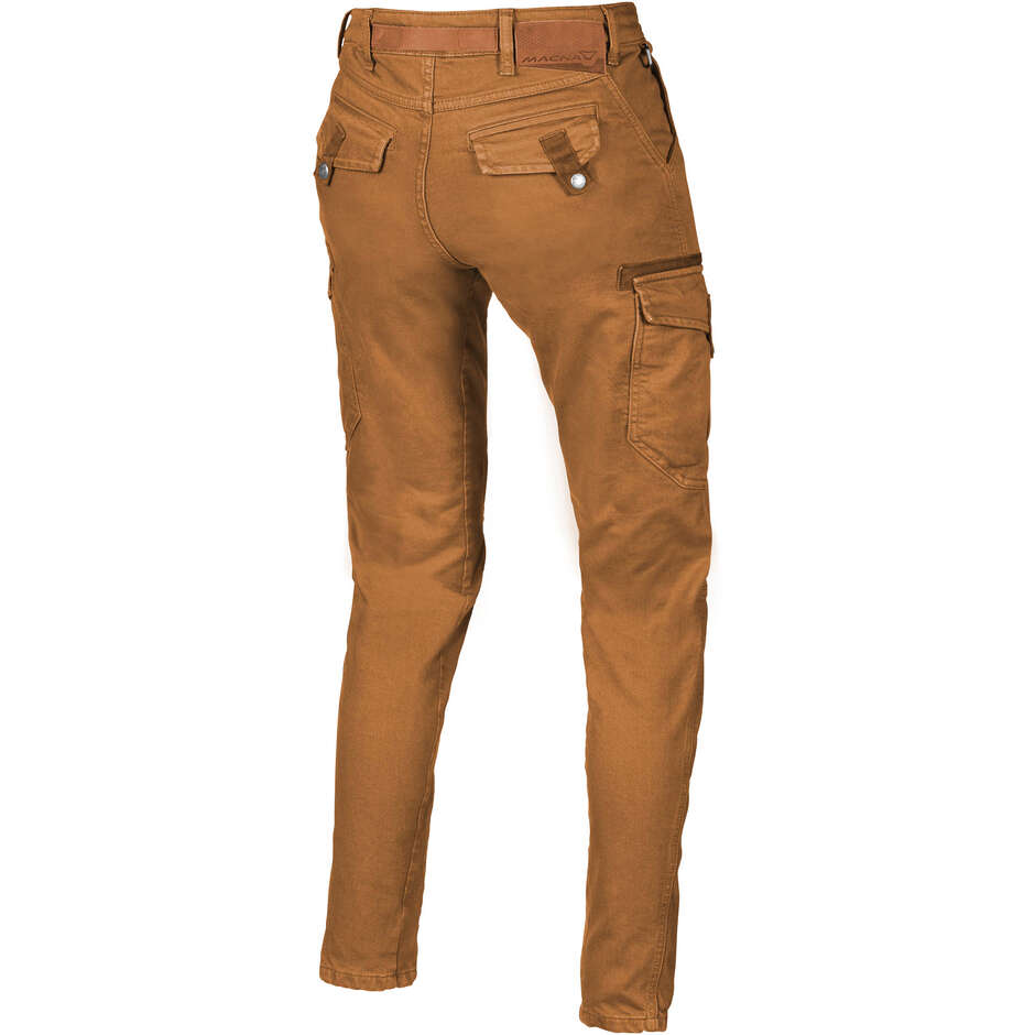 Macna Takar Jean moto femme Camel Brown - Raccourci