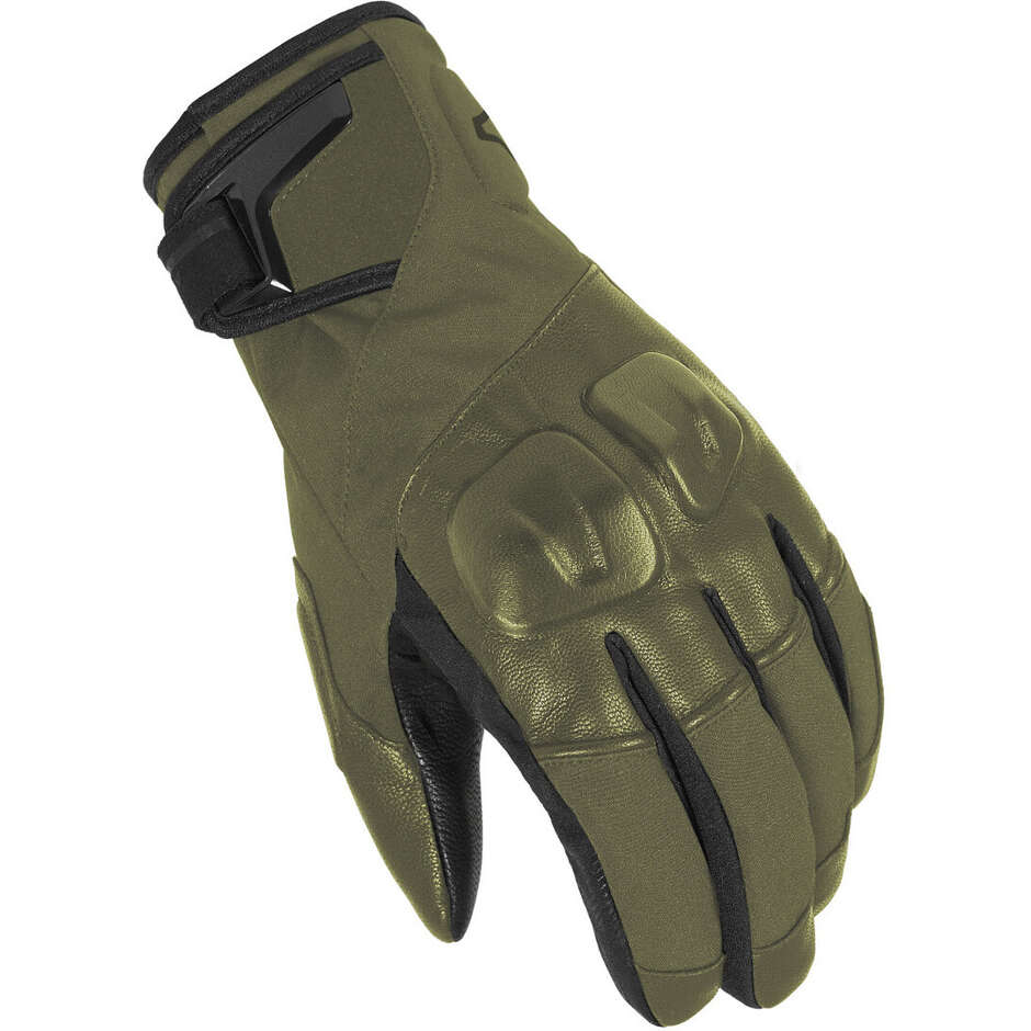 Macna Task RTX Grüne Motorradhandschuhe