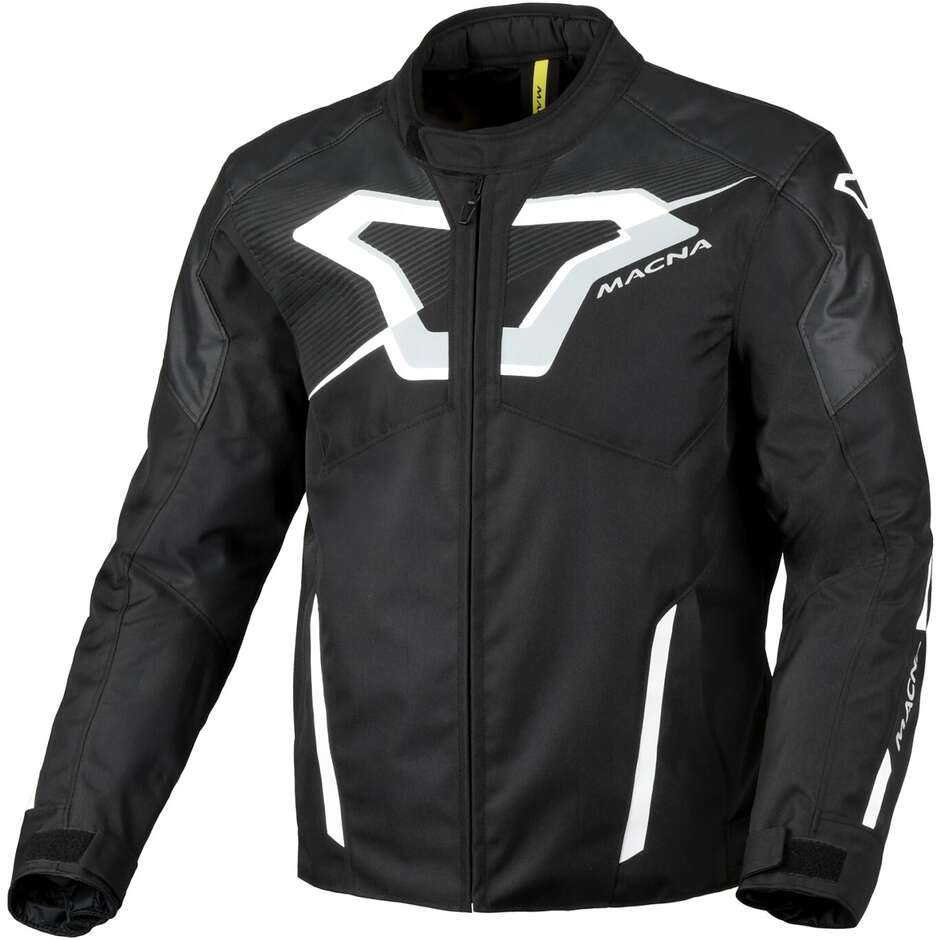 Macna Tazar 2.0 Motorcycle Jacket Black White