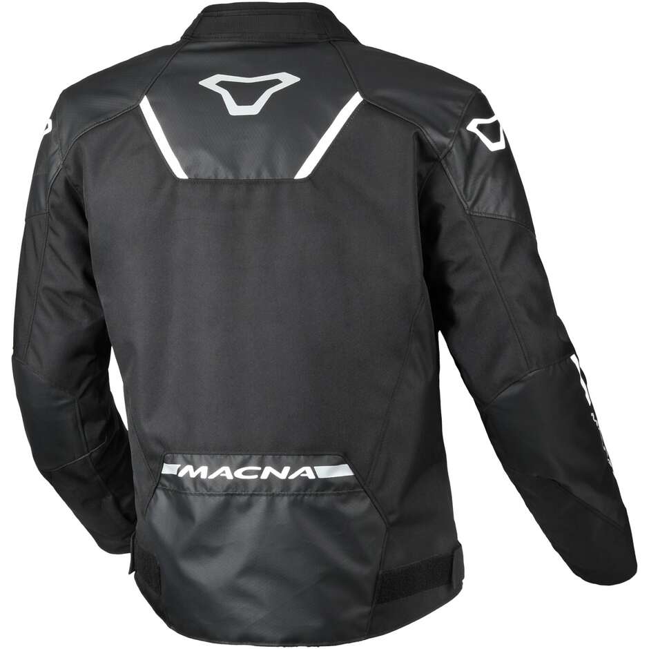 Macna Tazar 2.0 Motorcycle Jacket Black White